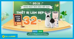  Thiết bị làm đẹp sale tưng bừng - Mừng ngày Nhà Giáo: Giảm đến 32%, giá tốt nhất tháng 