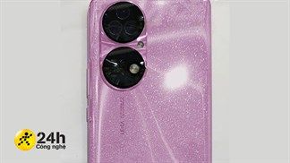 Huawei P50 lộ ảnh thực tế: Mặt lưng pha lê lấp lánh, ai yêu màu hồng ghét sự giả dối sẽ rất thích đây