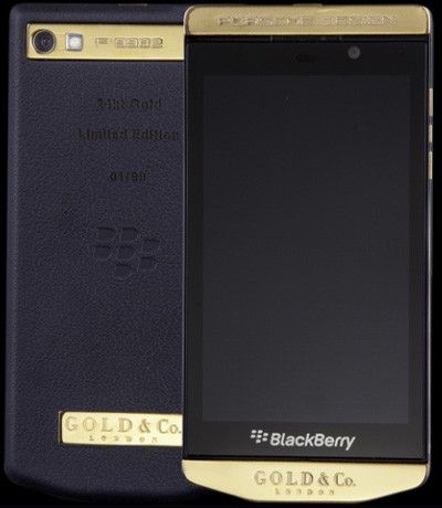 Điện Thoại Blackberry Porsche Design P'9982 Gold (mạ Vàng 24k)