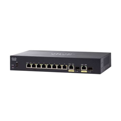 Managed Gigabit Switch Poe Cisco 10 Port Sg350-10mp-k9