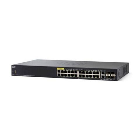 Managed Gigabit Switch Poe Cisco 28 Port Sg350-28p-k9