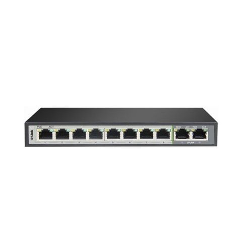 Switch 8 Port 10/100/1000 Poe D-link Dgs-f1010p-e