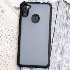  Ốp lưng Galaxy A11 Nhựa dẻo Paint Anti Shock COSANO Đen 