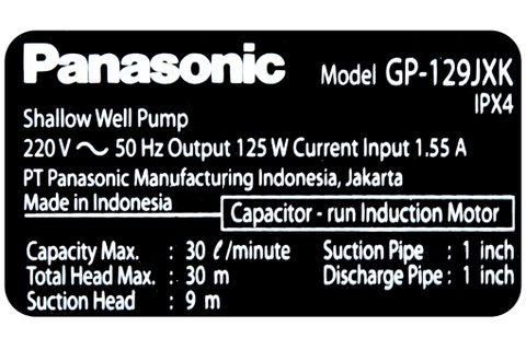 Máy bơm nước Panasonic GP-129JXK-NV5