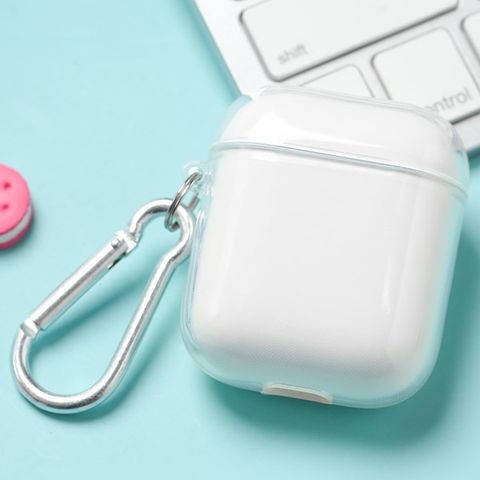 Túi đựng Airpods 1 & 2 Nhựa dẻo Transparent TPU JM Nude