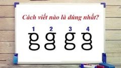  Hack não: Hầu hết mọi người đều không thể viết đúng chuẩn chữ 'g' thường, có lẽ bạn cũng như vậy 