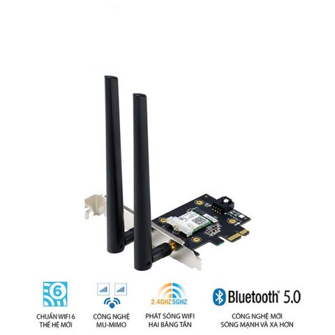 Card Mạng Wifi Pci Express Asus Pce-ax3000 Tray