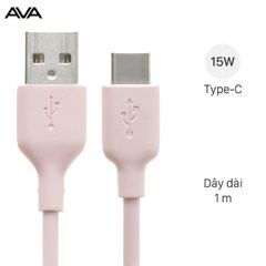  Cáp Type C 1m AVA DS448-TB Hồng 