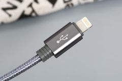  Cáp 3 đầu Lightning Type C Micro 1m eValu Spanker B 2 Xám 