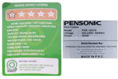  Nồi cơm nắp gài Pensonic PSR-1001R Đỏ 