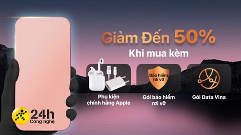 Đặt gạch Siêu phẩm 2021, nhận ưu đãi giảm đến 50% khi mua kèm phụ kiện Apple, gói bảo hiểm rơi vỡ và Data Vina