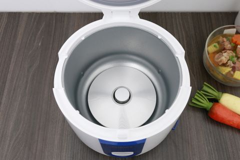 Nồi cơm nắp gài Philips HD3119 Trắng Xanh