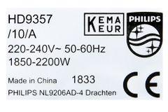  Bình đun nước Philips HD9357/10 (Xám) 