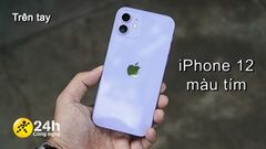  Trên tay iPhone 12 tím tại Việt Nam: Màu sắc mộng mơ và quyến rũ, góp phần toát lên vẻ nhẹ nhàng dành cho phái đẹp 