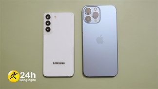 Ngắm nhìn ngoại hình Galaxy S22 và iPhone 13 Pro Max khi đặt cạnh nhau, bạn kết thiết kế của siêu phẩm nào hơn?