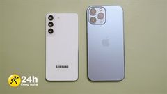 Ngắm nhìn ngoại hình Galaxy S22 và iPhone 13 Pro Max khi đặt cạnh nhau, bạn kết thiết kế của siêu phẩm nào hơn? 