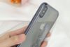 Ốp lưng iPhone XS Max Nhựa dẻo Electroplating đầm dạ hội COSANO đen