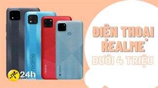 TOP 5 điện thoại Realme giá rẻ dưới 4 triệu tốt nhất, có pin khủng, màn hình lớn cho bạn giải trí, xem phim, chơi game cả ngày cực đã