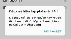  Tắt lớp phủ màn hình trên Oppo 