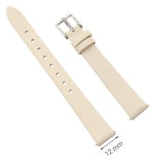  Dây da đồng hồ 12 mm vàng hồng G067 