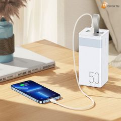  Pin sạc dự phòng tích hợp đèn LED 50000mAh 22.5W Remax RPP-321 