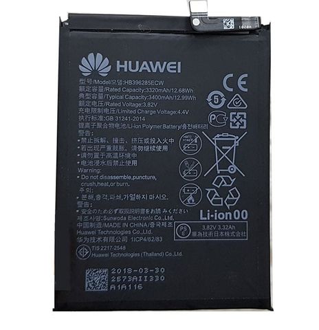Pin Honor 10, 10 Lite