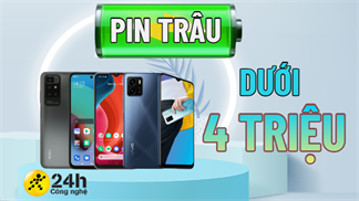 Lộ diện TOP 5 điện thoại pin trâu giá rẻ dưới 4 triệu đáng mua tại TTBH, màn hình lớn và cấu hình ổn định là những điểm đáng tiền