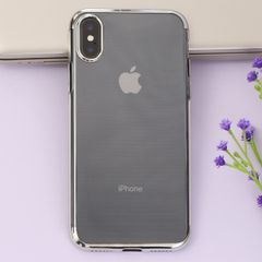  Ốp lưng iPhone X Nhựa dẻo Electroplate TPU T&B OSMIA Bạc 