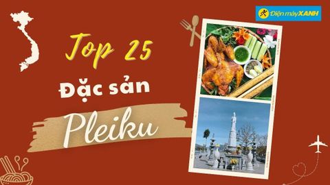 Top 25 món ăn đặc sản Pleiku, mua làm quà nổi tiếng thơm ngon