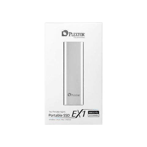 Ssd Plextor Ex1 Plus Portable Series 256Gb Usb-C