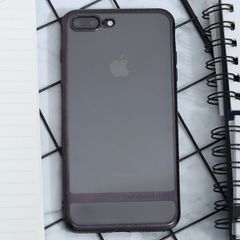  Ốp lưng iPhone 7 Plus - 8 Plus Nhựa dẻo Electroplating future COSANO đen 