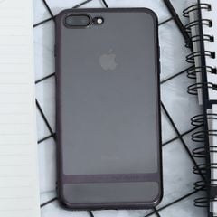  Ốp lưng iPhone 7 Plus - 8 Plus Nhựa dẻo Electroplating future COSANO đen 