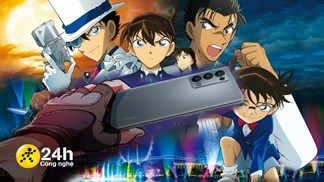OPPO Reno6 Pro+ Detective Conan Custom Edition sắp ra mắt, fans Thám tử lừng danh Conan chắc thích lắm đây