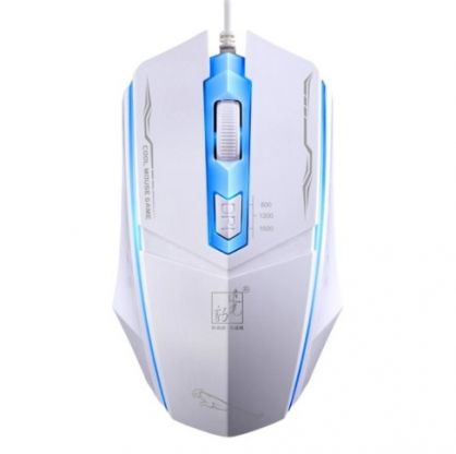 Mouse 199 (có đèn+màu trắng) chuyên game