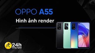Hình ảnh render OPPO A55 4G lộ diện trước khi ra mắt, có 3 màu trẻ trung, camera chính 50MP và...