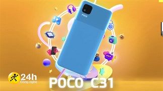 POCO C31 ra mắt với thiết kế trẻ trung, dùng chip MediaTek, có pin lớn 5.000mAh và giá bán vô cùng dễ chịu