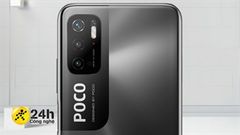  POCO khoe diện mạo chính thức của POCO M3 Pro, nhìn thật cá tính với cụm camera và logo lớn chung dãy phía sau 