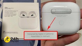 AirPods 3 bất ngờ được phát hiện lắp ráp tại Việt Nam, nhìn dòng chữ 'Assembled in Vietnam' tự hào làm sao