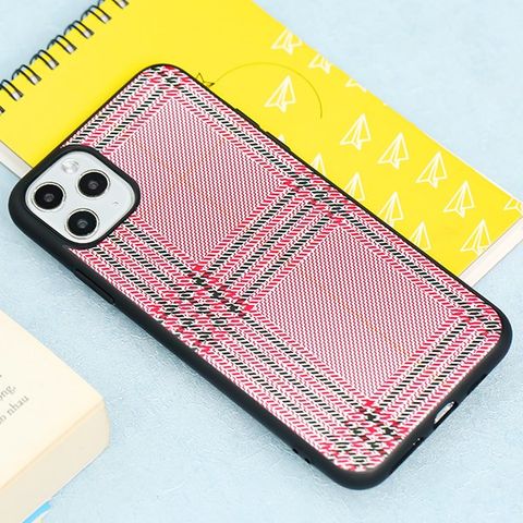 Ốp lưng iPhone 11 Pro Max Nhựa dẻo UV printing OSMIA CKM408 Sọc đỏ