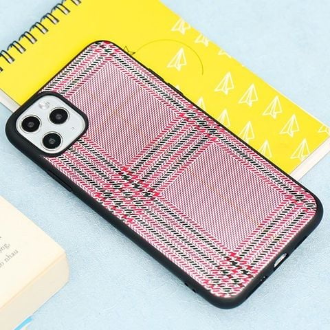 Ốp lưng iPhone 11 Pro Max Nhựa dẻo UV printing OSMIA CKM408 Sọc đỏ