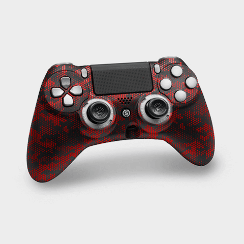 Sony Ps4 Scuf Impact Controller - Army Camo Red