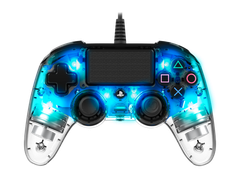  Sony Ps4 Nacon Wired Illuminated Compact Controller - Blue 