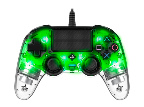 Sony Ps4 Nacon Wired Illuminated Compact Controller - Green