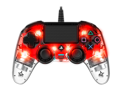  Sony Ps4 Nacon Wired Illuminated Compact Controller - Red 
