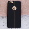 Ốp lưng iPhone 6-6S Nhựa cứng PU Lolly Line JM Đen