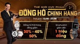 Khám phá Thế giới cực phẩm cùng Đặc vụ thời gian, loạt đồng hồ đeo tay hưởng ứng giảm sốc lên tới 50% lận đó, tham khảo ngay
