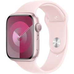  Apple Watch Series 9 GPS 45mm Viền nhôm Dây cao su (Màu Hồng) 