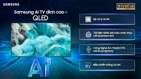 Tivi Samsung QLED 4K Vision AI 85 Inch