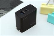  Adapter Sạc 2 cổng USB Type C PD QC 3.0 GaN 65W Xmobile MFR65 Đen 