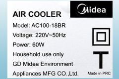  Quạt điều hòa Midea AC100-18BR 